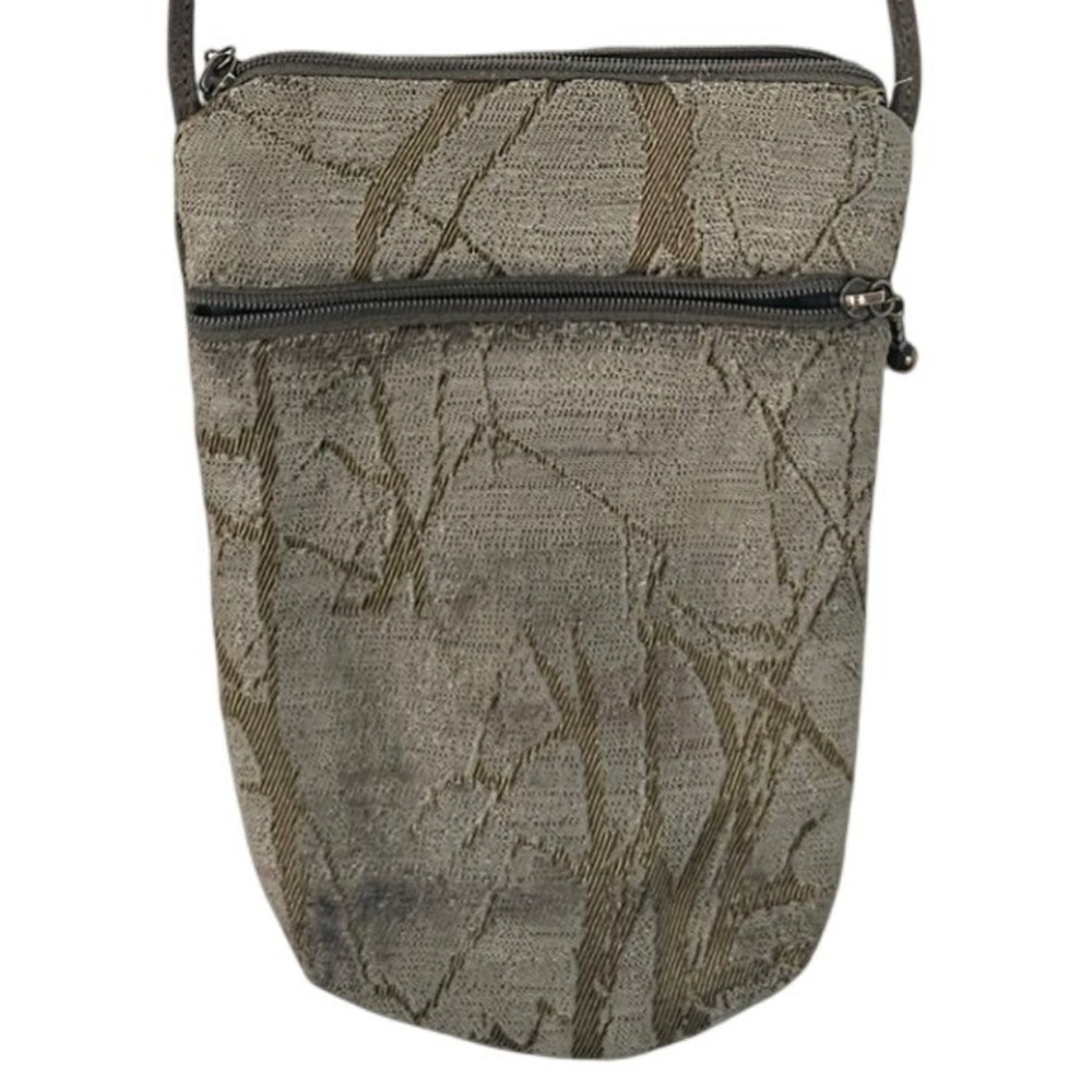 Maruca Handmade‎ Boulder CO Crossbody Bag Earth Tone Tapestry Small Pouch Brown